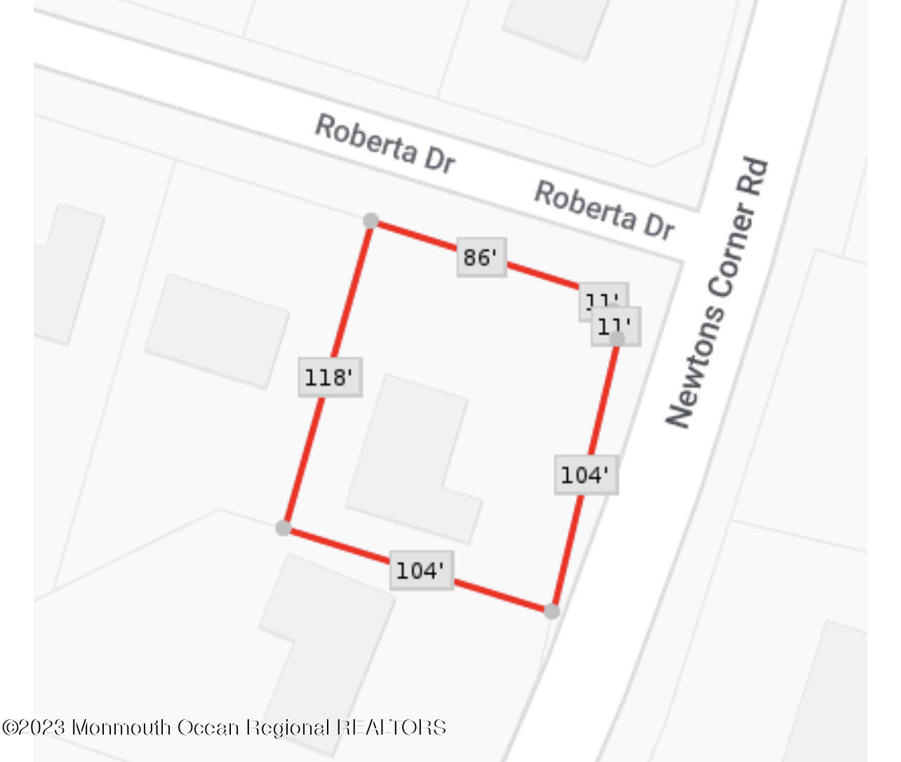7 Newtons Corner Road Howell, NJ 07731 - Photo 18 of 26 Newtons tax map