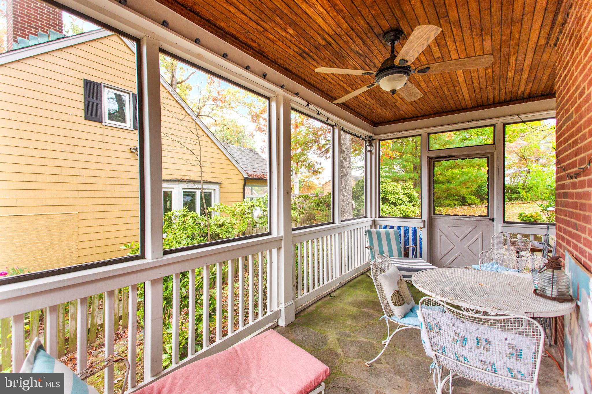 719 Brookwood Road Baltimore, MD 21229 - Photo 19 of 40 Large screened-in side porch