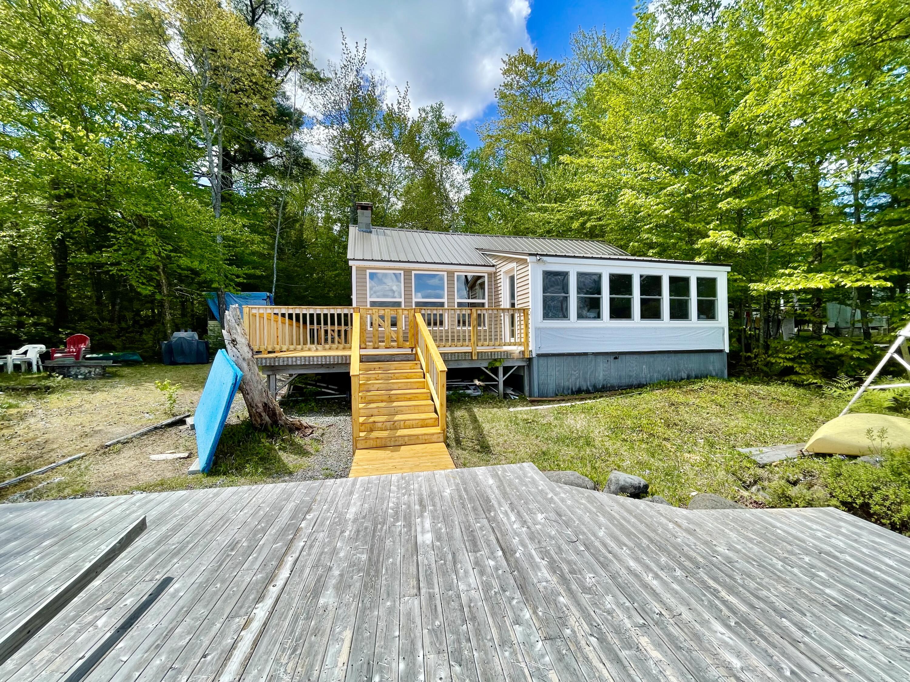 42 South Shore Rd Lake View Milo, ME 04463 - Photo 75 of 118 Dock View