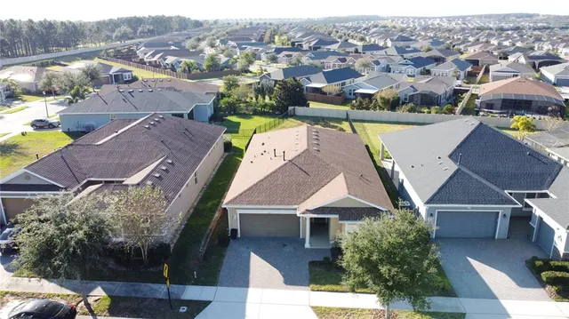 a view of an outdoor space and swimming pool