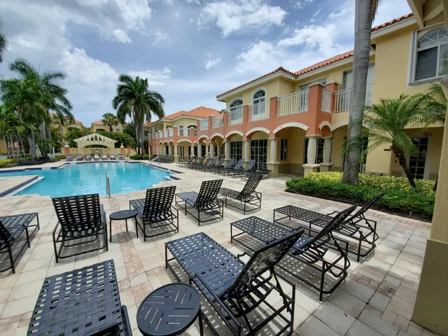 a view of a chairs in a room