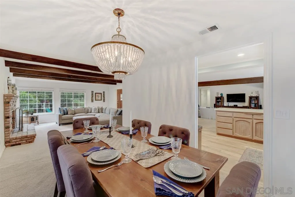 133 Hummingbird Hill Encinitas, CA 92024 - Photo 24 of 25 a view of a dining room with furniture window and outside view