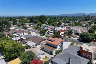 20009 Arminta Street Winnetka, CA 91306 - Photo 28 of 29 an aerial view of a city with lots of residential buildings