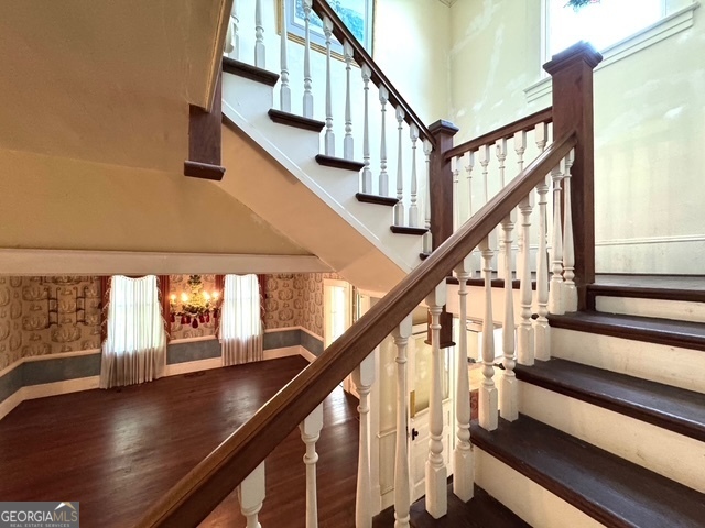 222 Church Street Lexington, GA 30648 - Photo 8 of 50 a view of entryway and hall with wooden floor