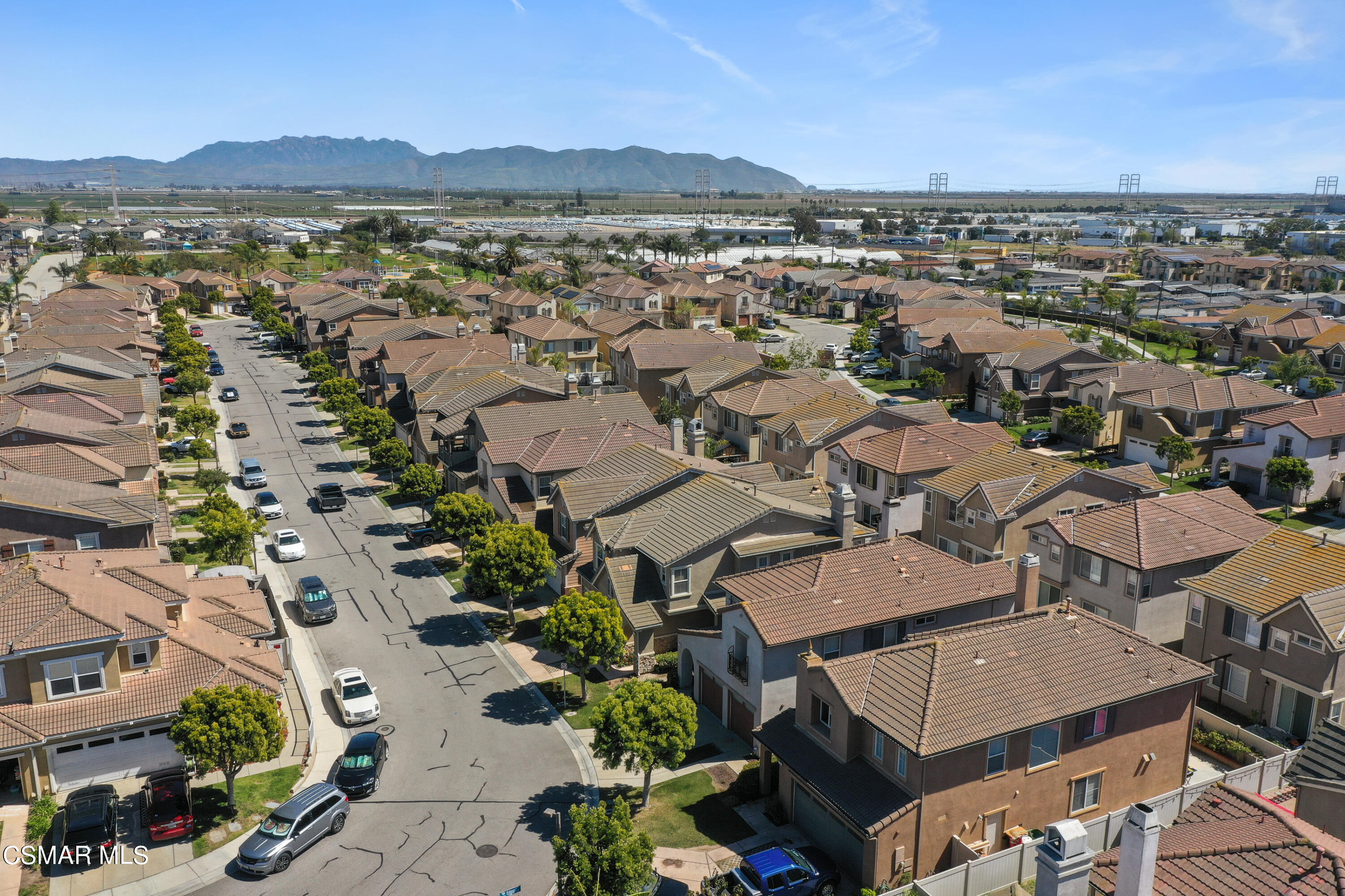 5281 Davidson Drive Oxnard, CA 93033 - Photo 10 of 38 an aerial view of residential houses with outdoor space and ocean view