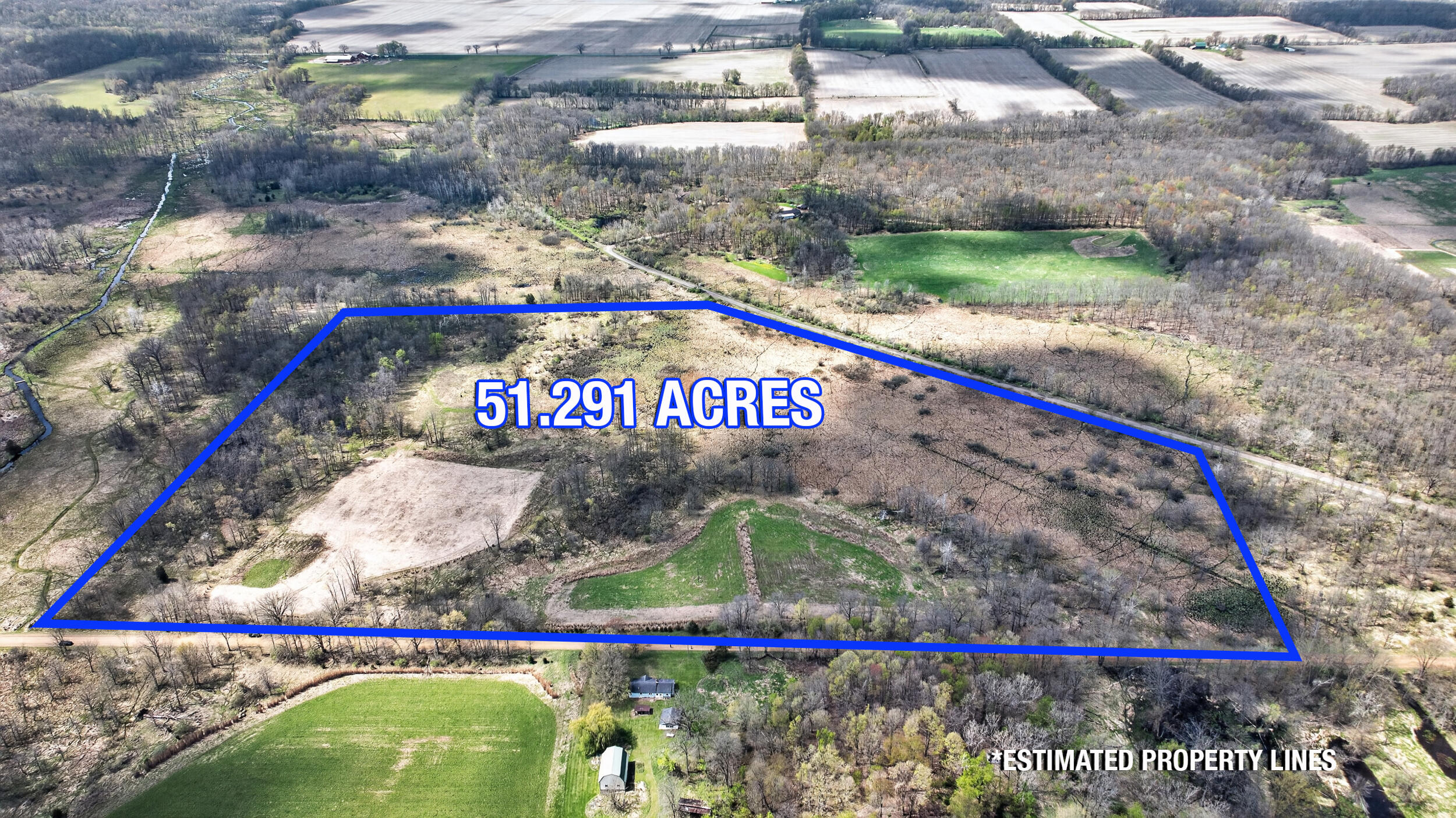 0 Wheeler Road Homer, MI 49245 - Photo 1 of 38 3_wheeler rd vl 51.291 acres (aerials) -