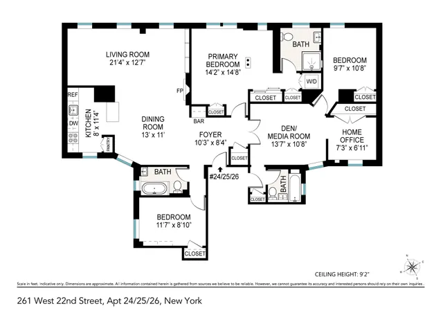 $2,300,000 | 261 West 22nd Street, Unit 24/25/26 | Chelsea