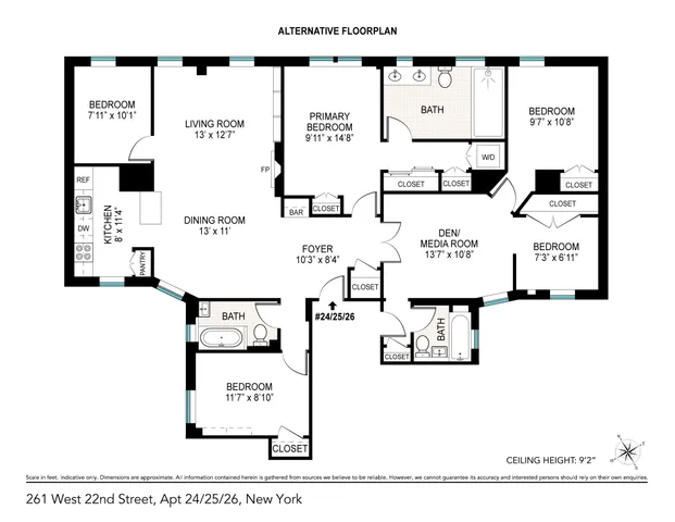 $2,300,000 | 261 West 22nd Street, Unit 24/25/26 | Chelsea