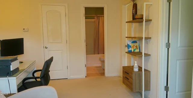 a view of storage and utility room