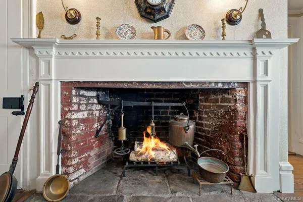 a view of water heater room