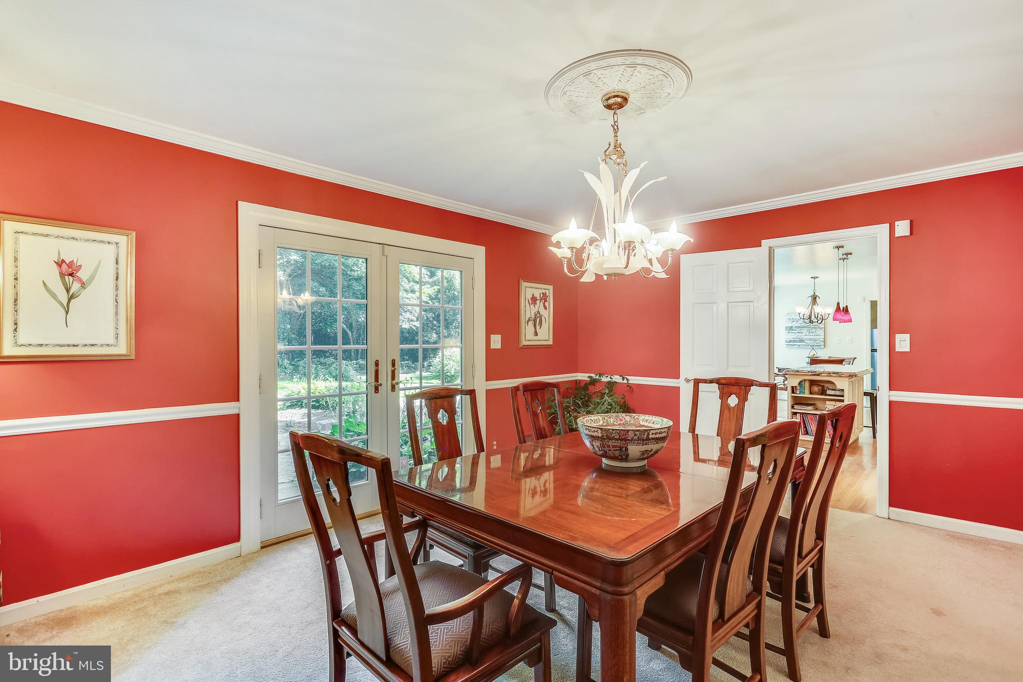 9600 Brink Road Gaithersburg, MD 20882 - Photo 15 of 66 Formal dining room w/elegant moldings