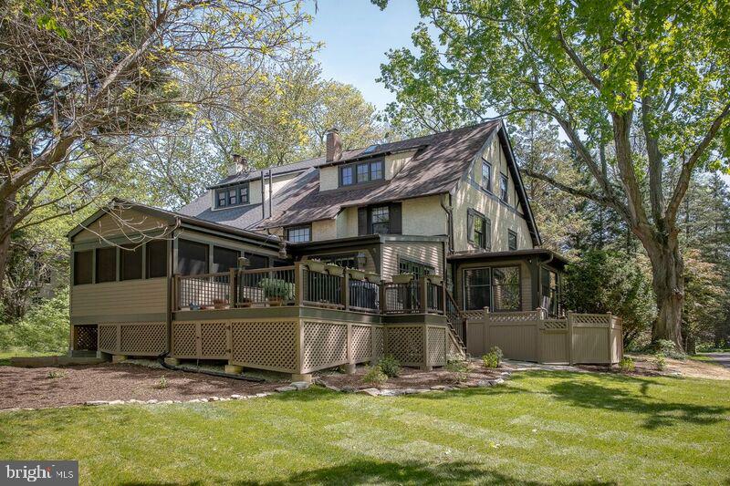 310 South Chester Road Swarthmore, PA 19081 - Photo 39 of 41 Rear View of House