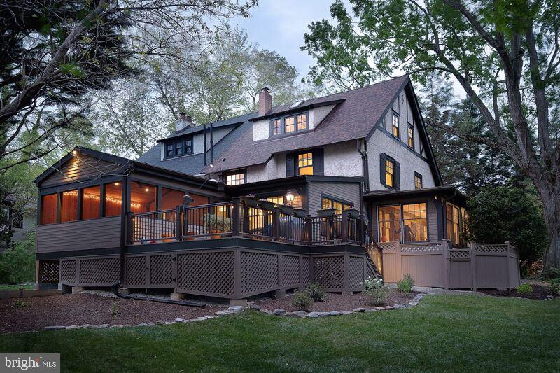 310 South Chester Road Swarthmore, PA 19081 - Photo 41 of 41 Twilight Rear