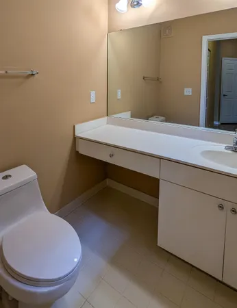 a bathroom with a sink and toilet