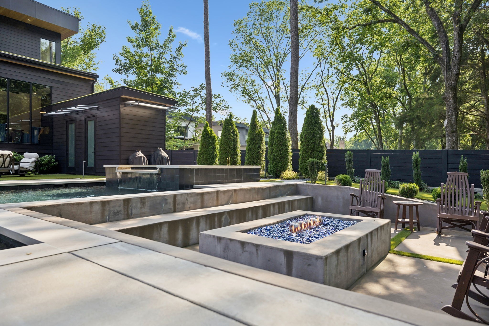 3916 Harding Place Nashville, TN 37215 - Photo 65 of 85 a view of a swimming pool with a patio