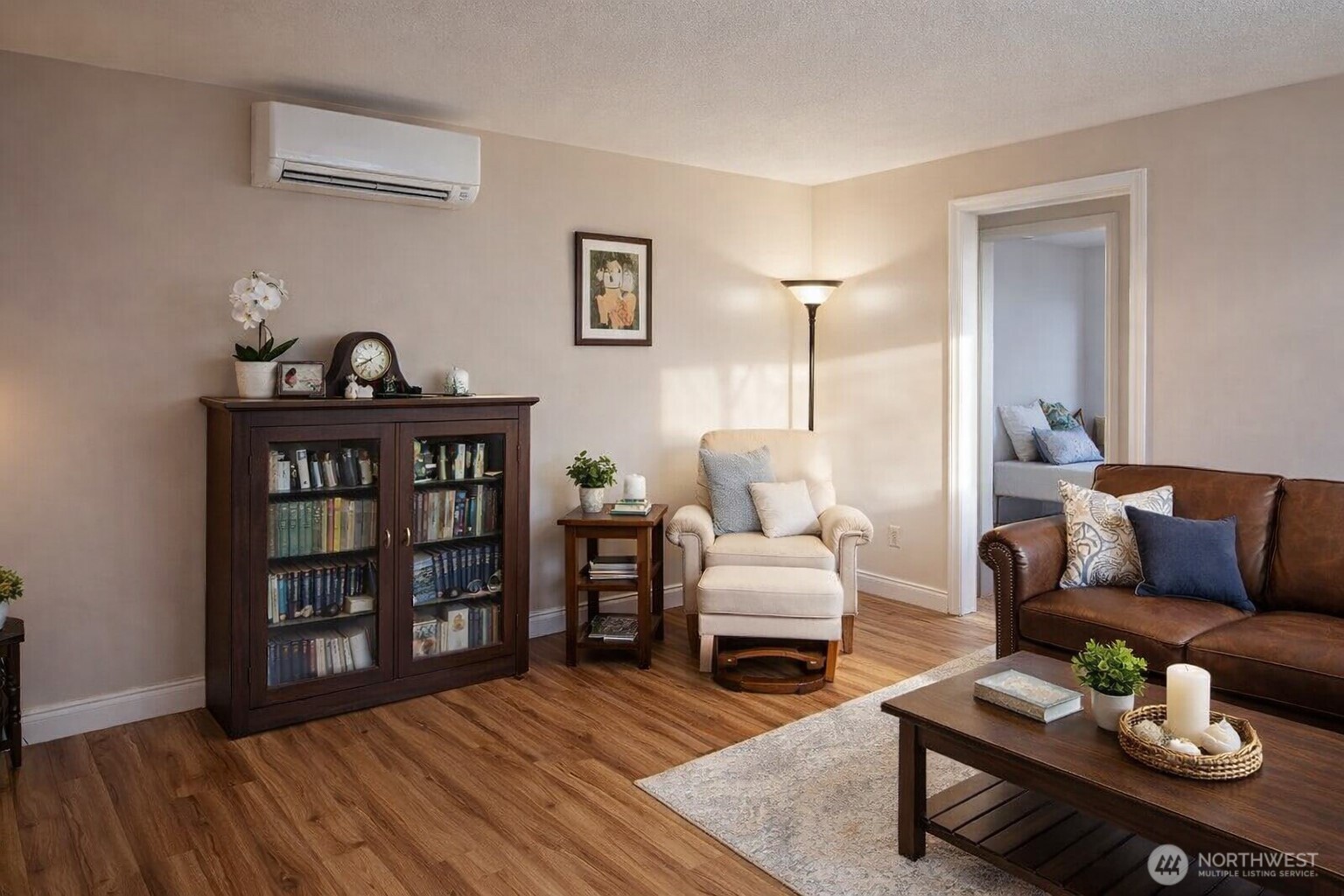 913 East 7th Street Port Angeles, WA 98362 - Photo 9 of 17 a living room with furniture and a wooden floor