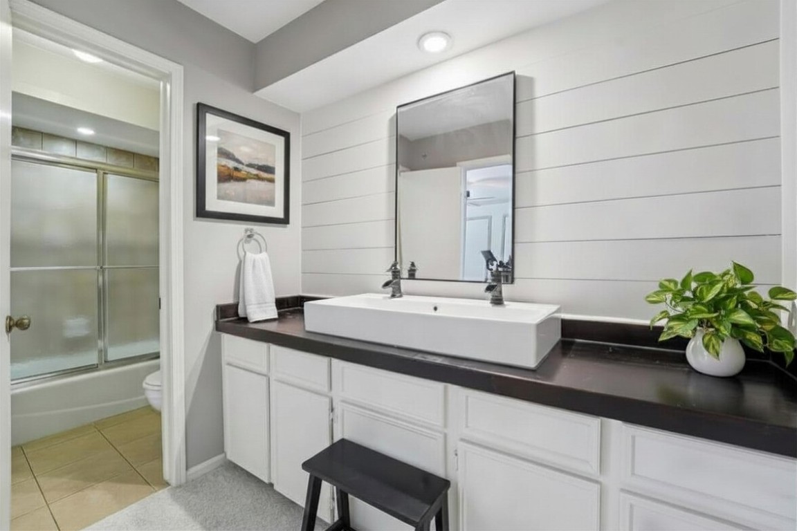 8307 Ash Valley Drive Spring, TX 77379 - Photo 26 of 48 Upstairs bathroom double faucet sink