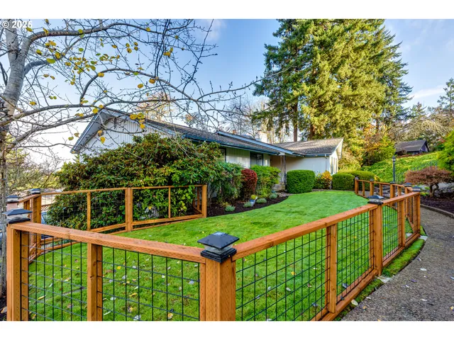 a view of an outdoor space and a lake view