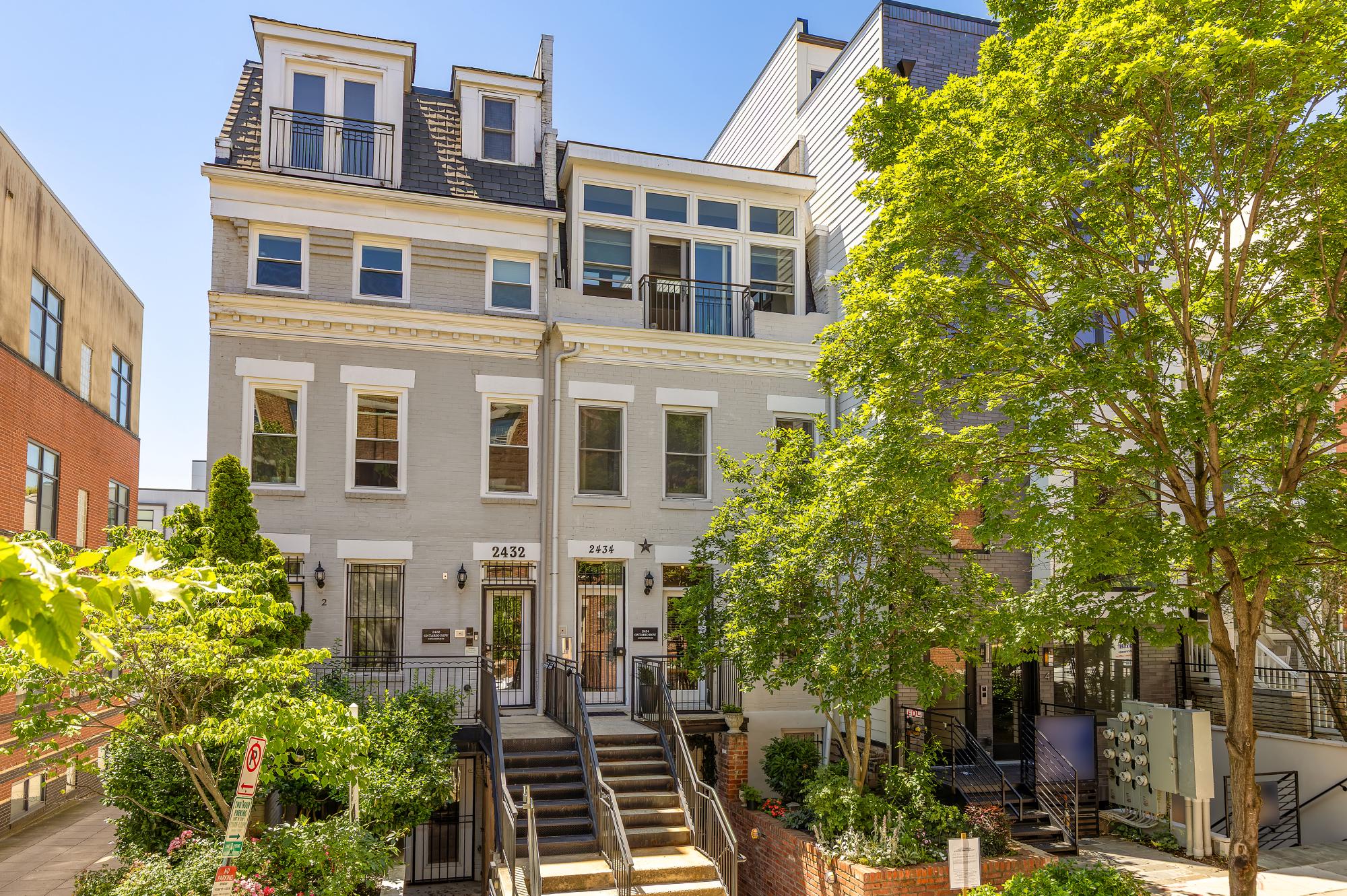 2434 Ontario Road Northwest, Unit 1 Washington, DC 20009 - Photo 1 of 20 Well Maintained Building on Tree Lined Street