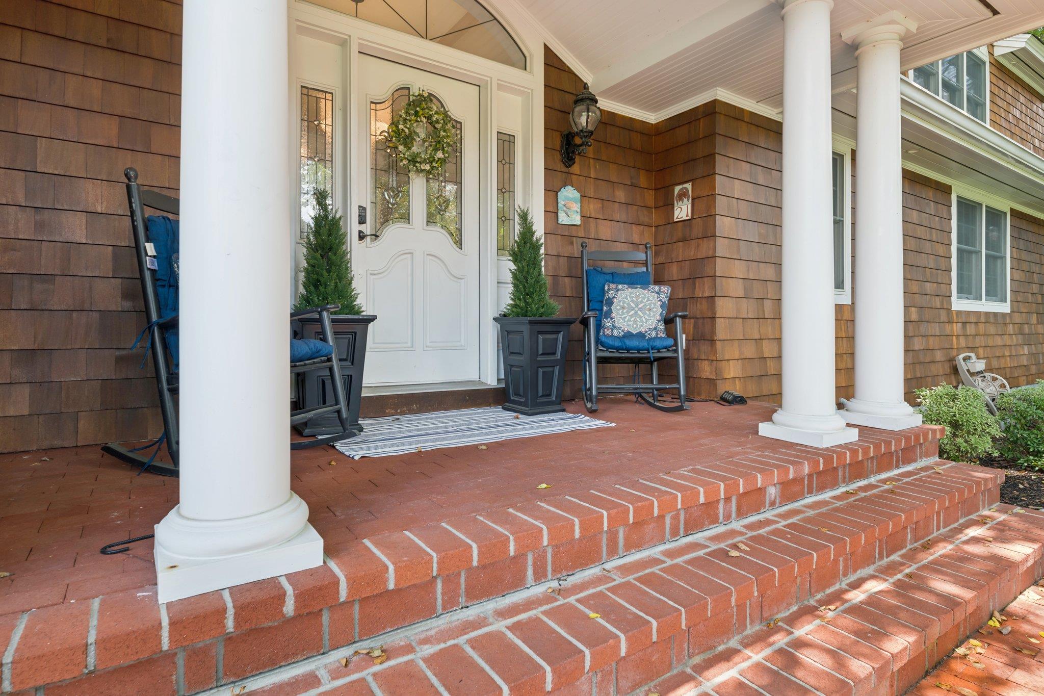 21 Inlet View Path East Moriches, NY 11940 - Photo 3 of 40 Entrance to property with a porch