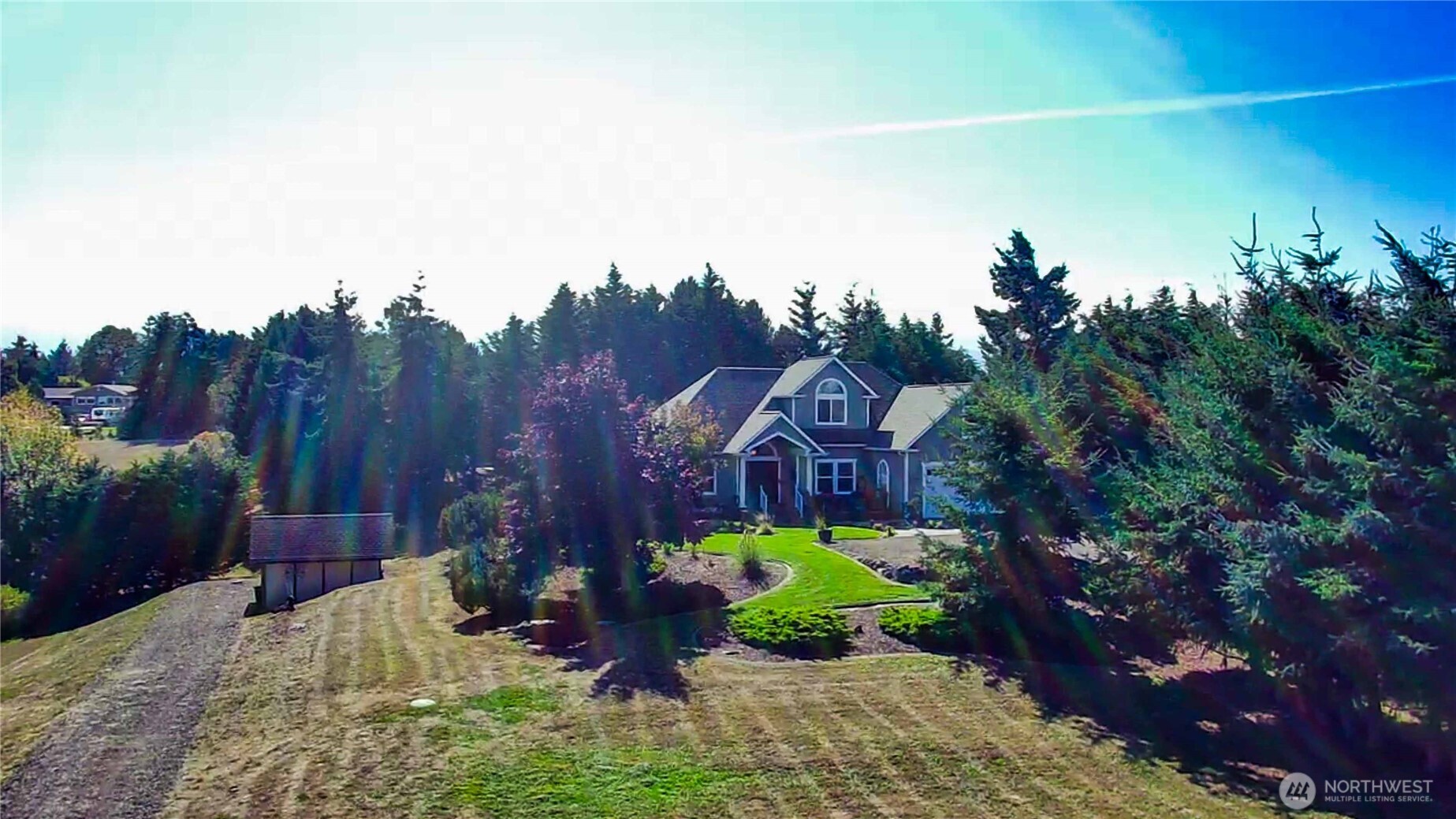 104 Klahhane Road Sequim, WA 98382 - Photo 37 of 40 an aerial view of a house