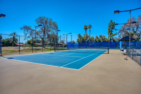 a view of a tennis court