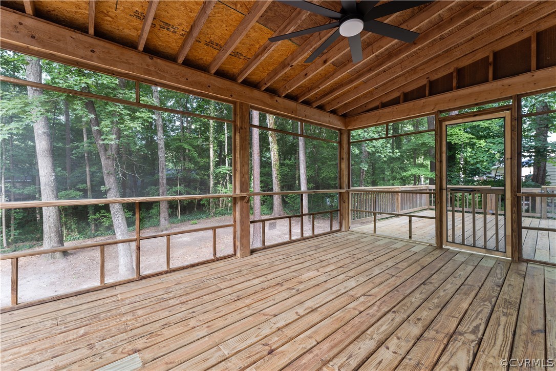 13807 Barnes Spring Road Midlothian, VA 23112 - Photo 46 of 49 a view of balcony with wooden floor