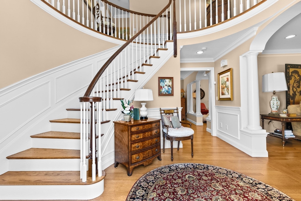 75 Thistle Road North Andover, MA 01845 - Photo 3 of 42 a view of entryway and hall with wooden floor