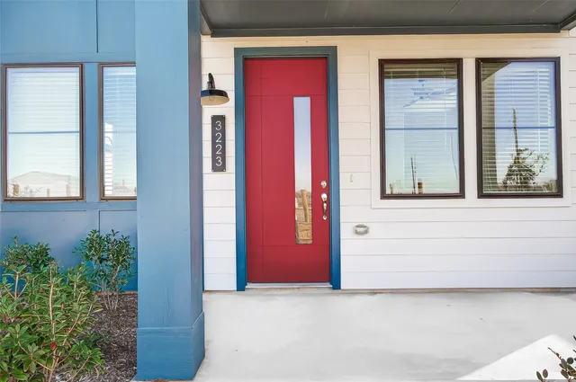 a view of a entryway door