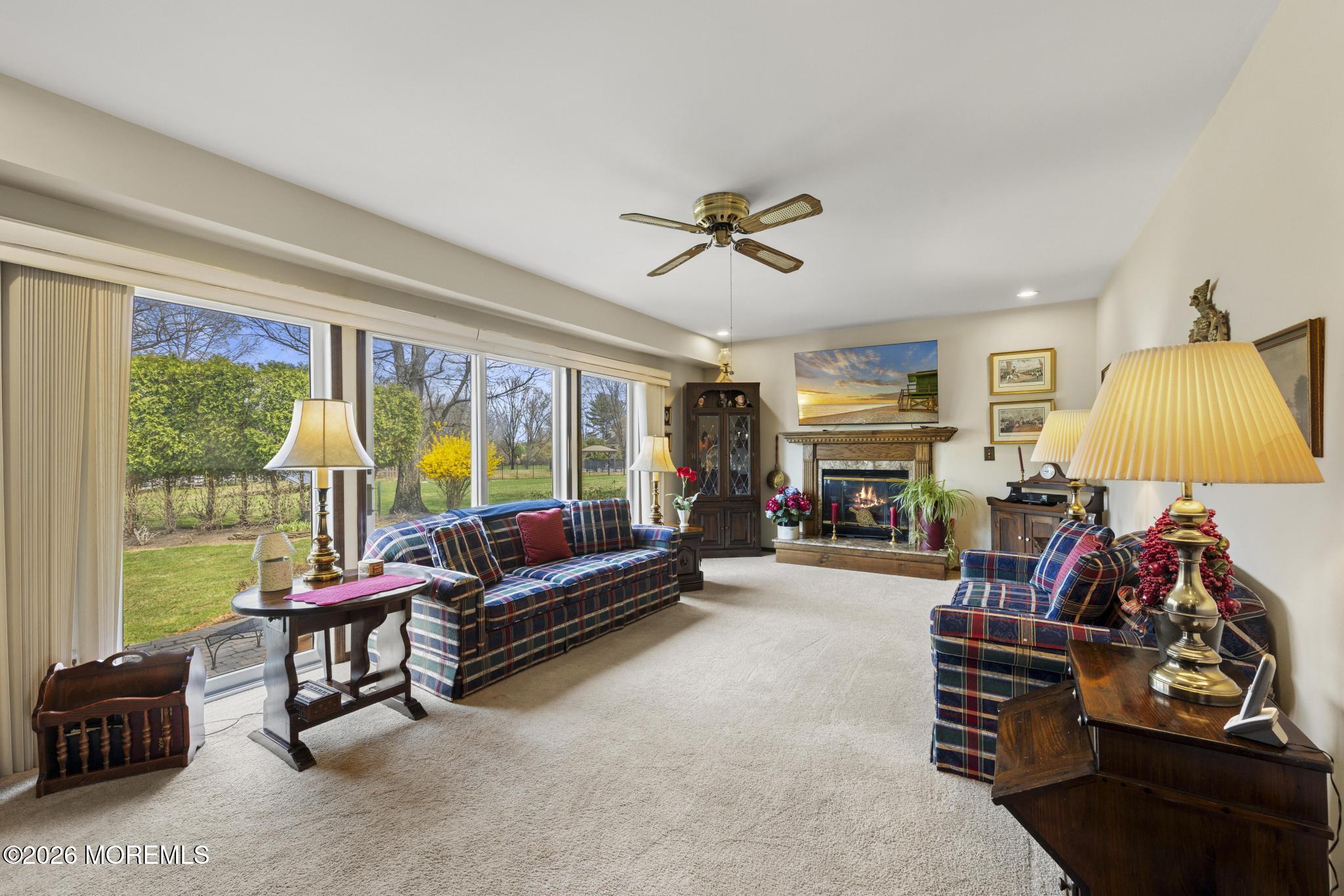 400 Randolph Road Freehold, NJ 07728 - Photo 25 of 54 Family Room w/ Fireplace