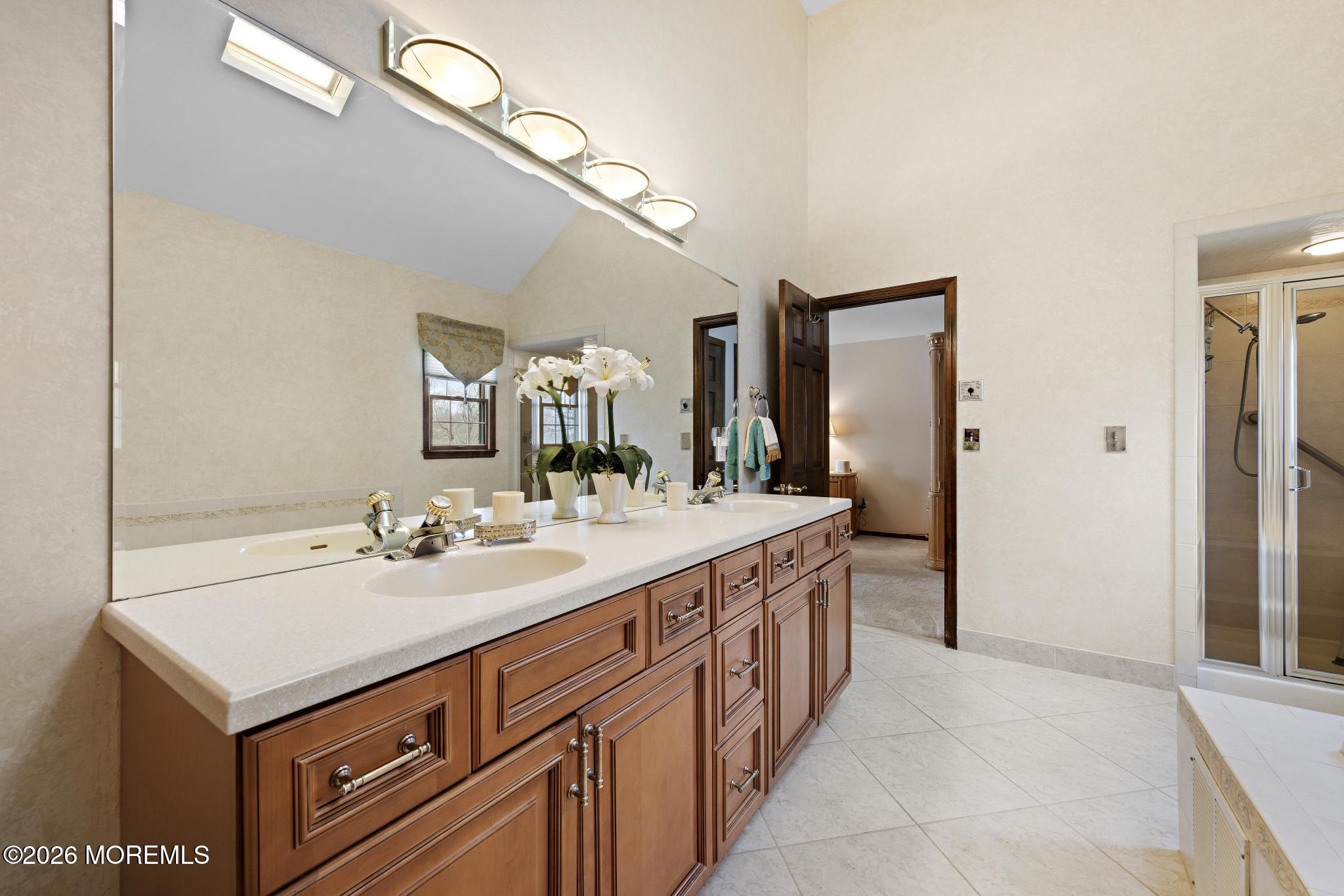 400 Randolph Road Freehold, NJ 07728 - Photo 38 of 54 Primary/Owner's En-Suite Bathroom