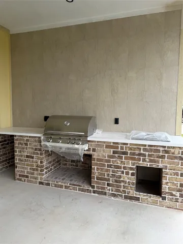 a view of barbecue area