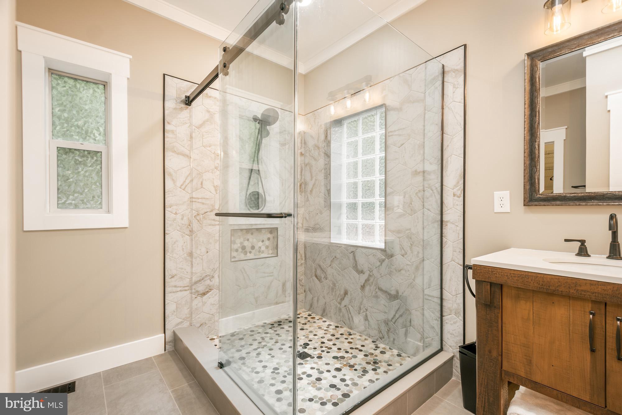 2228 Hoyes Run Road McHenry, MD 21541 - Photo 15 of 52 a bathroom with a shower and a sink