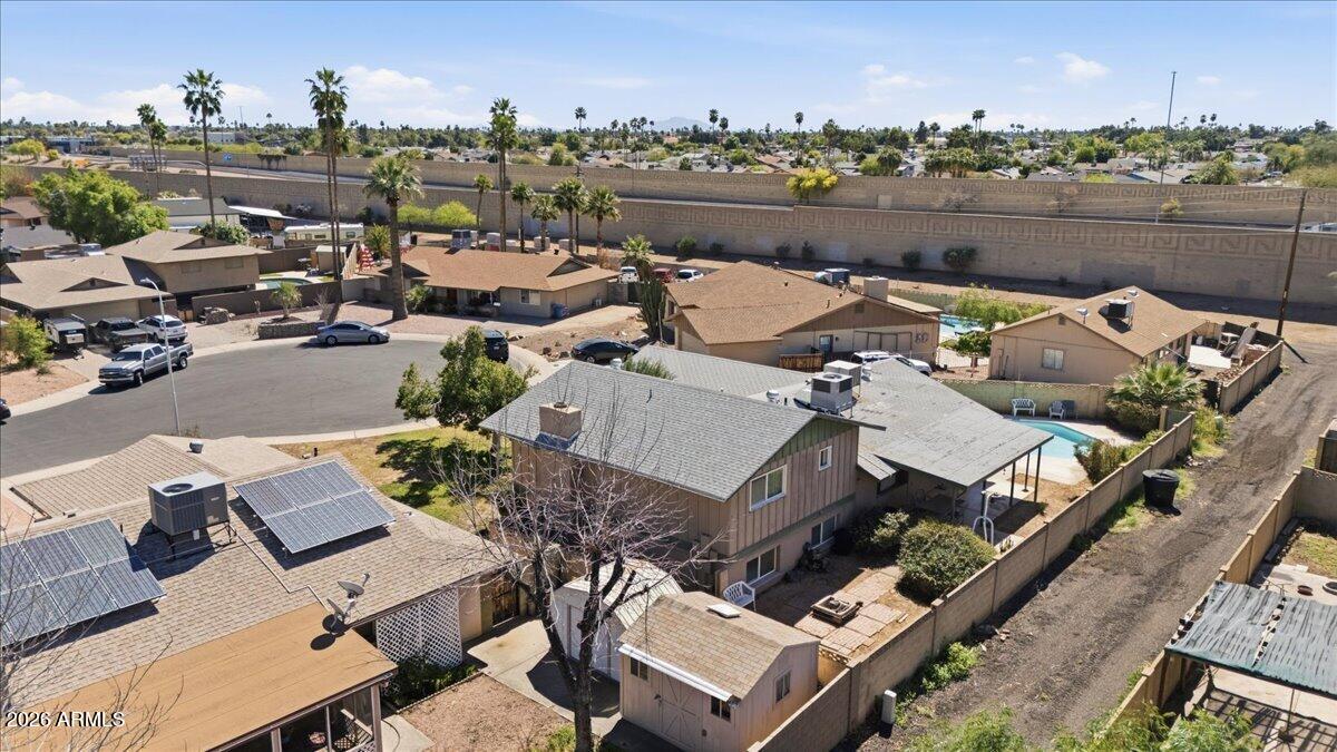 3922 South Poplar Street Tempe, AZ 85282 - Photo 38 of 41 an aerial view of a house with outdoor space