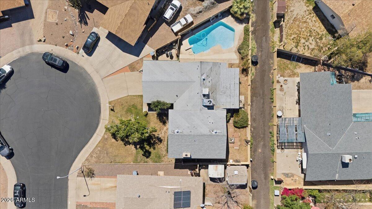 3922 South Poplar Street Tempe, AZ 85282 - Photo 39 of 41 an aerial view of residential houses with outdoor space and parking
