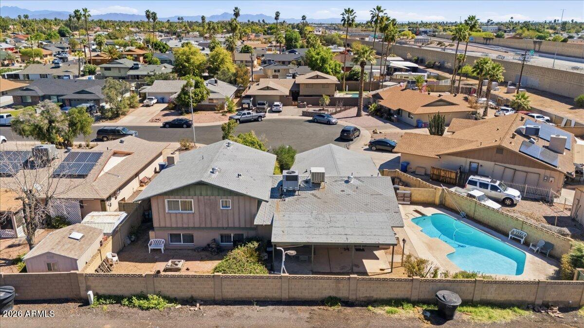 3922 South Poplar Street Tempe, AZ 85282 - Photo 40 of 41 an aerial view of residential houses with outdoor space