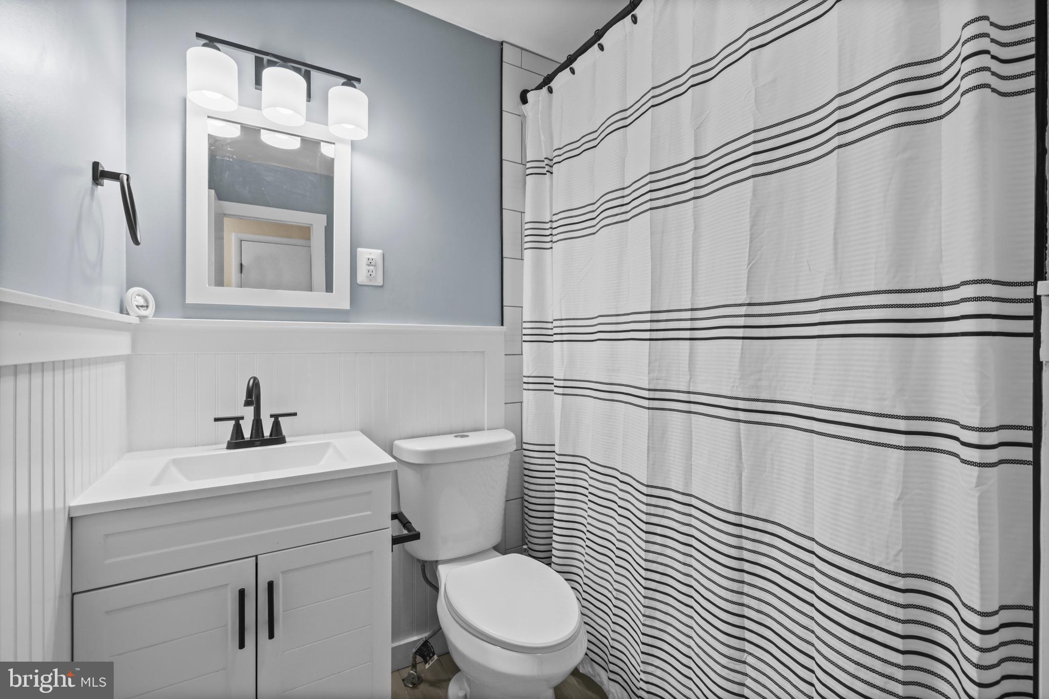 10514 Willetts Crossing Road White Plains, MD 20695 - Photo 23 of 41 a bathroom with a sink a toilet and a mirror