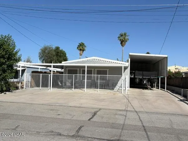 a view of a house with a patio