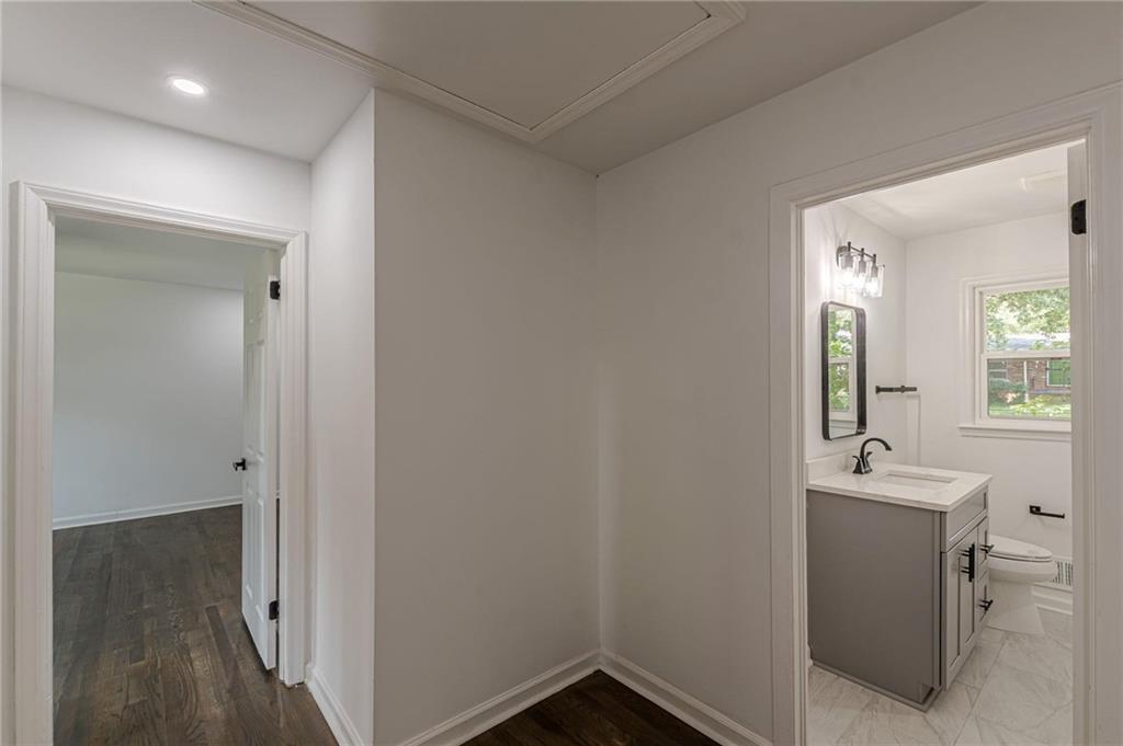 2352 Glendale Drive Decatur, GA 30032 - Photo 15 of 39 a bathroom with a sink and mirror