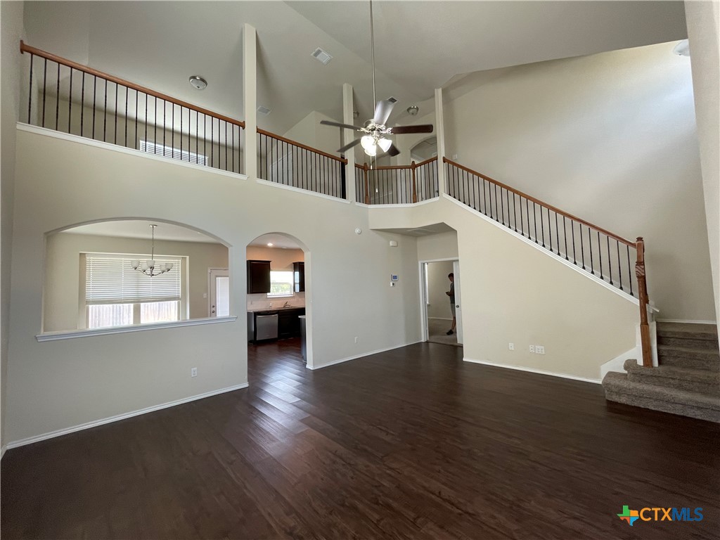 6416 Treiber Drive Temple, TX 76502 - Photo 4 of 19 wooden floor in an empty room with a window