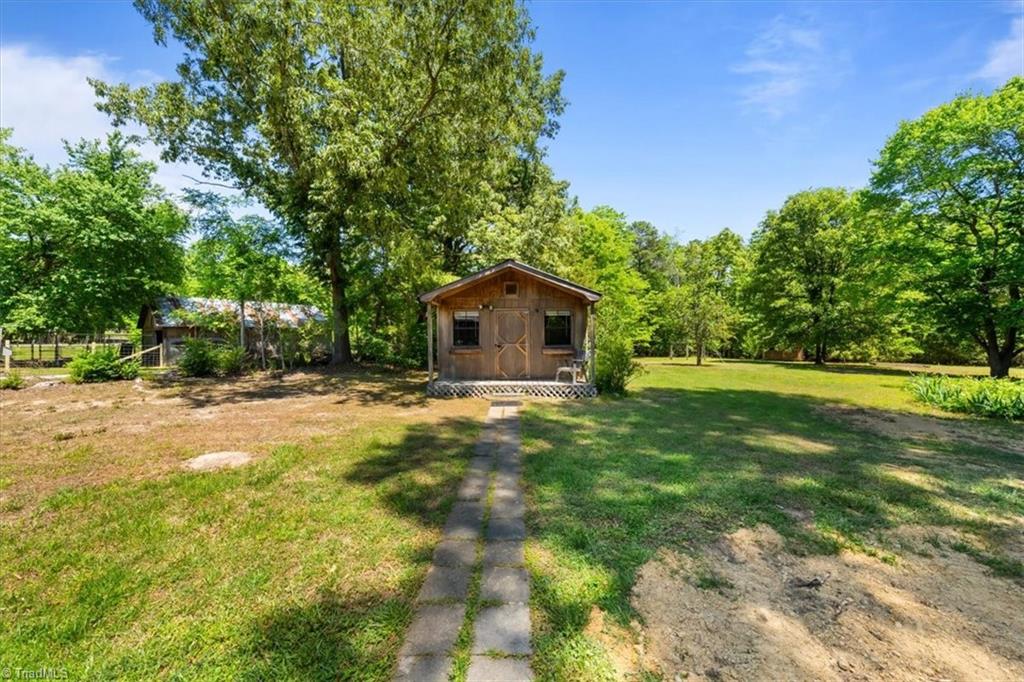 4603 Moffitt Mill Road Ramseur, NC 27316 - Photo 35 of 39 Finished shed perfect for a hobby shack!