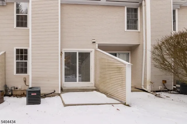 a view of a building with a window