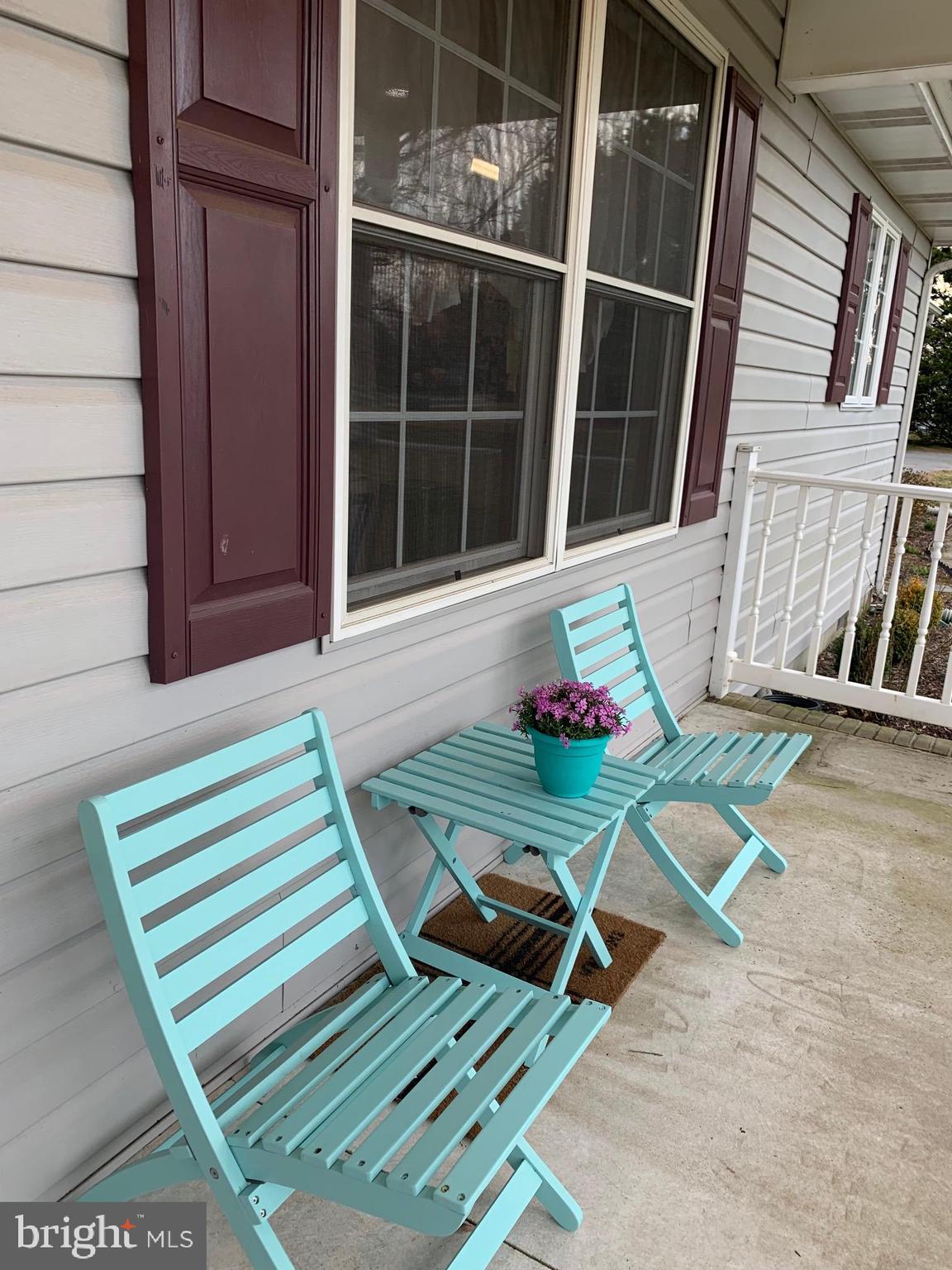 3492 Midstate Road Felton, DE 19943 - Photo 23 of 27 Covered Front Porch Area w Seating