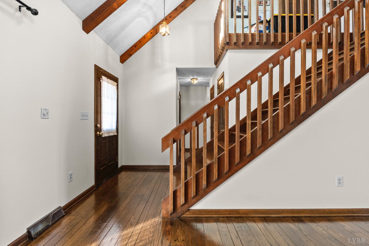 1159 Cifax Road Forest, VA 24551 - Photo 3 of 60 a view of staircase with wooden floor and white walls