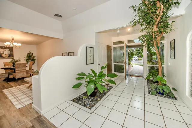 a view of a back yard of the house