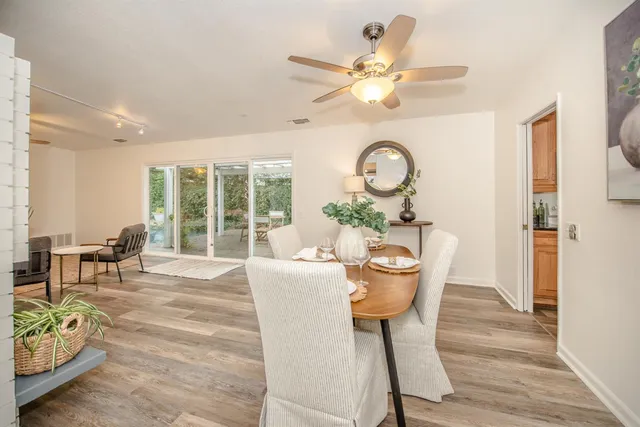 a bedroom with a bed and a cabinets