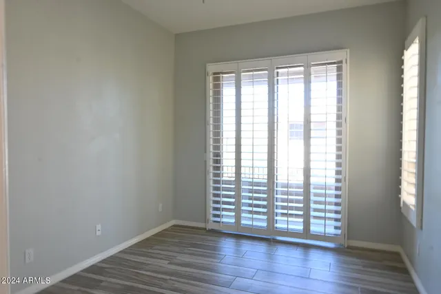 a close view of closet