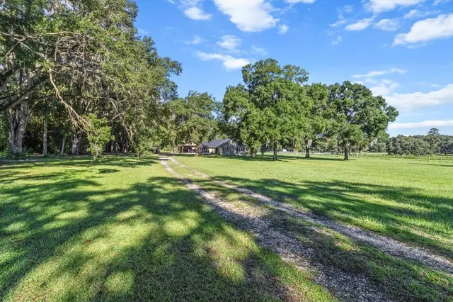 a view of a golf course