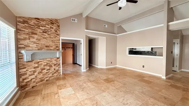 a view of an empty room