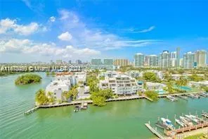 a view of a city with ocean